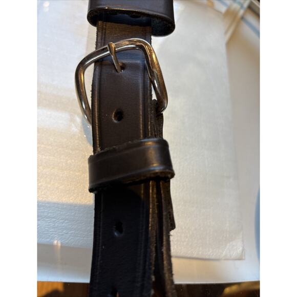 Motorola Hard Leather Two Way Radio Case Holster Holder Shoulder Strap USA - Picture 8 of 13